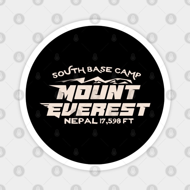 South base camp mount everest nepal Magnet by SpaceWiz95